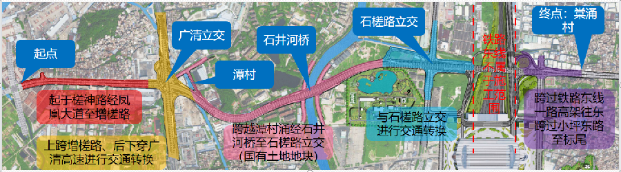 leyu手机版登录入口广州白云站配套道路白云二线市政道路全线贯通(图3)