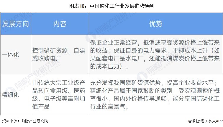 预见2023：2023年中国磷化工行业市场现状、竞争格局及发展趋势分析 将朝着一体化和精细化发展(图10)